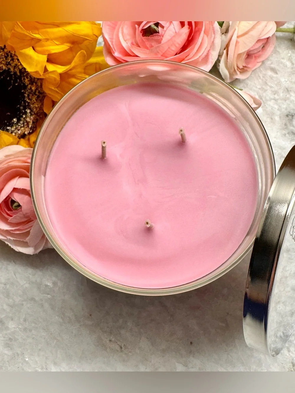 New Bath & Body Works 3-Wick Black Cherry Merlot Candle 14.5oz Pink Shell Design
